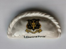 Vintage Crested China Cornish Pasty