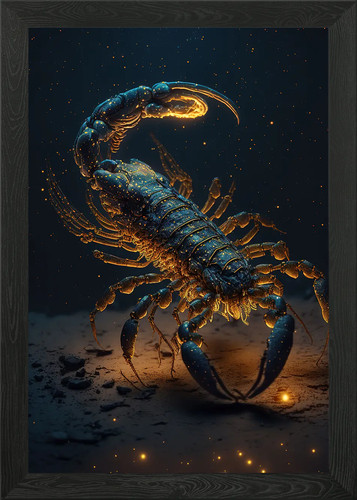 Scorpion cute animal framed - cute,