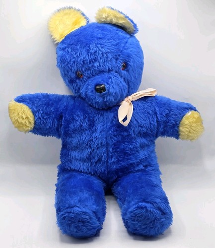 Large vintage blue stuffed - blue,