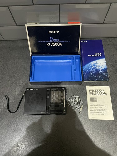 Sony icf 7600a portable am - icf-7600a,