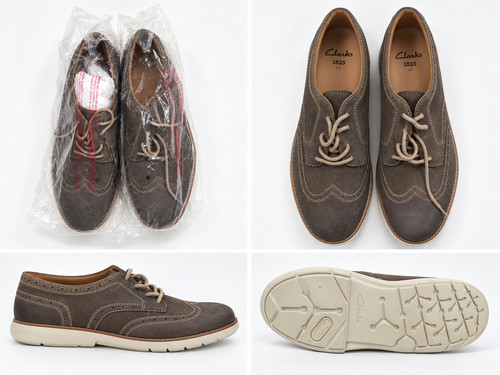 Clarks raspin brogue shoes - brogue,