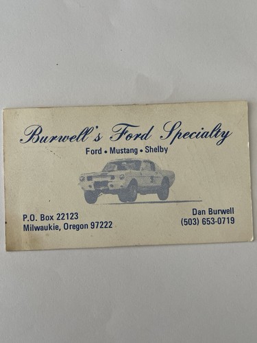 1970s business card signed - 1970s, by