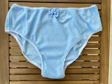 Handmade terry towelling blue knickers nappy diaper cover cute soft ab sissy