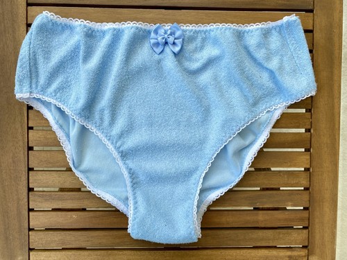 Handmade terry towelling blue