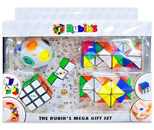 The Rubik's Mega Gift Set 5 Pack Gift Set, Magic Star, Rainbow Ball, Squish Cube