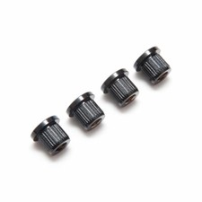 Gotoh TLB-2 Bass Guitar String Ferrules With Lip Set of 4 (Black)