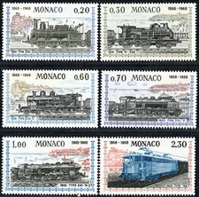 Monaco No. 896-901 **, locomotives complete, immaculate and mint set!