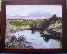 Original Palette Knife Painting of Snowdonia