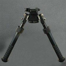 9" Adjustable Tactical Bipod Picatinny Rail QD Flat Mount Air Rifle Hunting UK