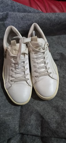 Carvela white low top - white, trainers
