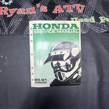 Genuine Honda 61KA509 CR500R Service Manual 1985-1991 B7