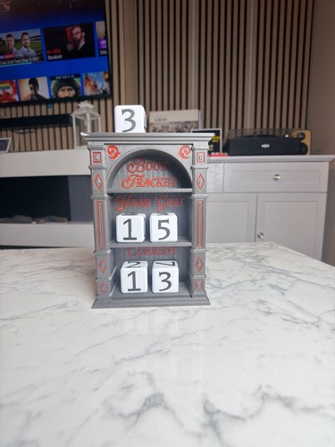 Printed book tracker - 3-d,