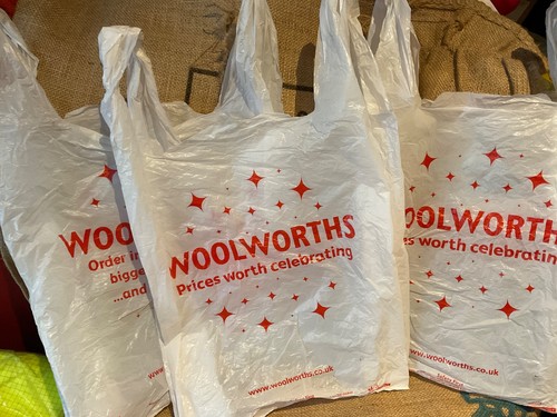 Woolworths plastic carrier bag - woolworths,