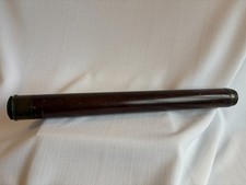 Georgian mahogany & brass telescope C. West London