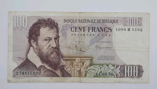 1970 belgium belgique - belgium, 100