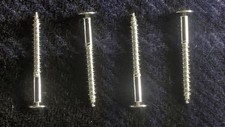 Chrome Neckplate Screws (4pcs)