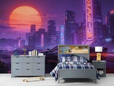 3D Future City Self-adhesive