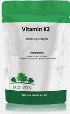 Vitamin K2 1000mcg Softgels – Supports Bone Health & Cardiovascular Health