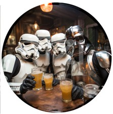 Wooden Plaque Signs Bar Man