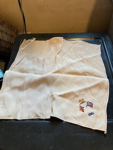 Hand embroidered napkin hankie - hand,