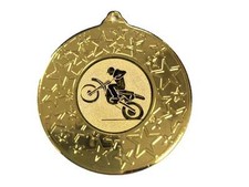 MOTO X MEDAL WITH RIBBON 50MM