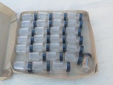 Vintage 4 Dram CLEAR Glass Vials from the 50s for chemical nerds