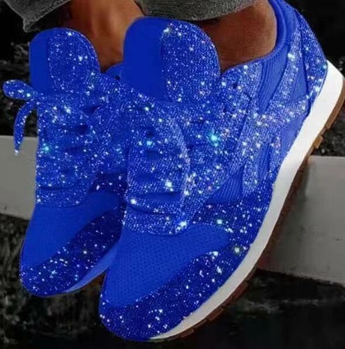 Womens ladies flat trainers - womens,