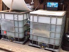 Quarantine Tanks for Koi Carp Two Tanks Connected to Gether for Fish