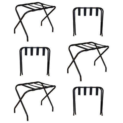 Folding metal luggage racks - metal,