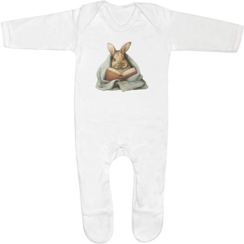Cozy reading bunny - reading, baby