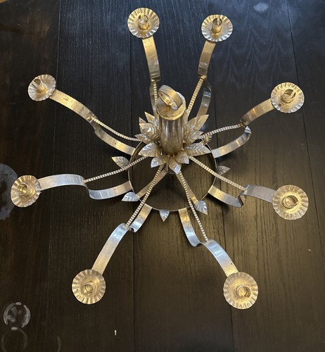 Vtg silver metal shabby - silver,