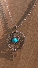 Dreamcatcher. Pendant, Car or Window Hanging. Copper Chain. Handmade in Scotland