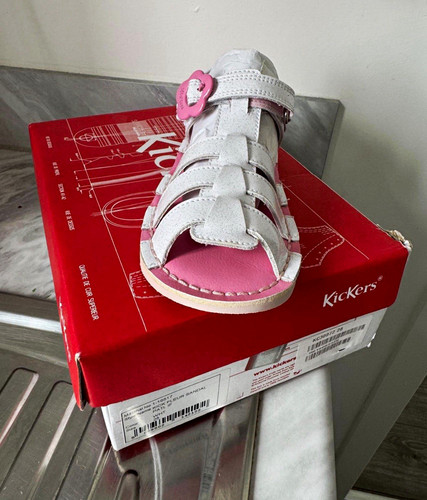 Kickers girls white pink - kickers,