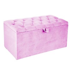Ottoman Storage Box Footstools Home Chair Foot stool Pouffe Seat Bench Toys.
