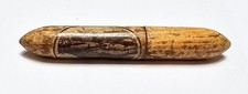 Mauchline Wooden Needle Case, Worthing,  West Parade. 19th Century.
