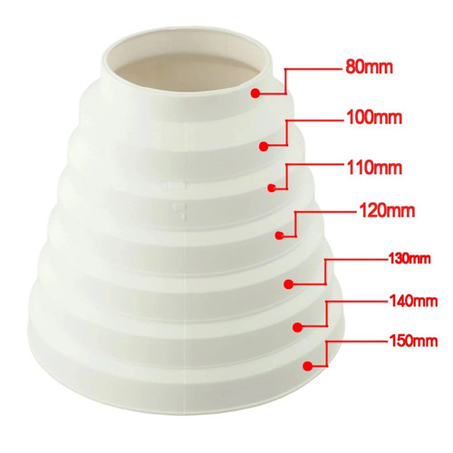 Duct reducer extractor fan - duct,