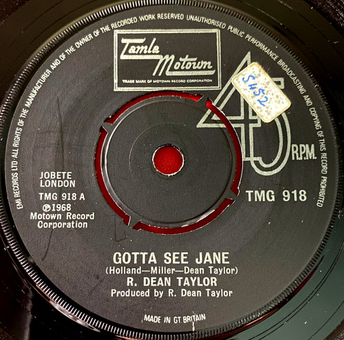 Dean taylor gotta see jane - r,