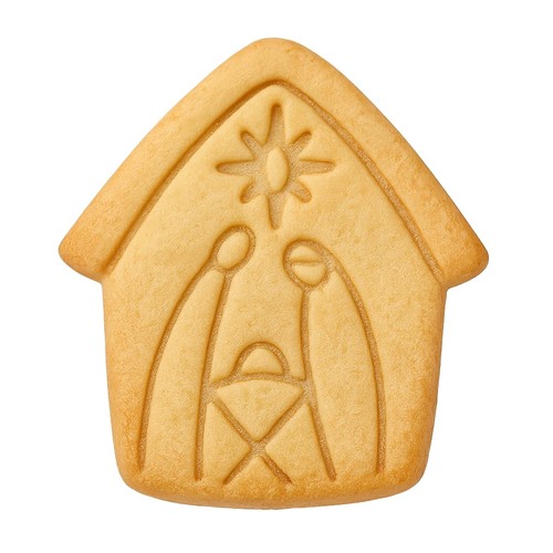 Nativity scene cookie - cookie, cutter