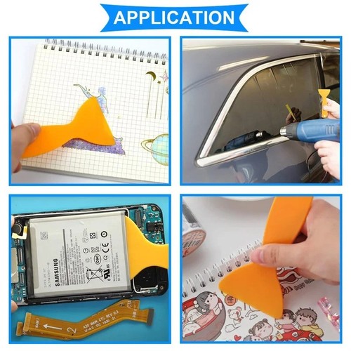 Durable plastic glass scraper - plastic,