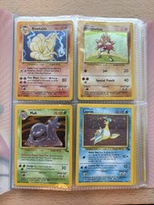 Pokémon Cards in Folder WOTC Holo Rares & Older Nintendo Bundle Joblot Vintage