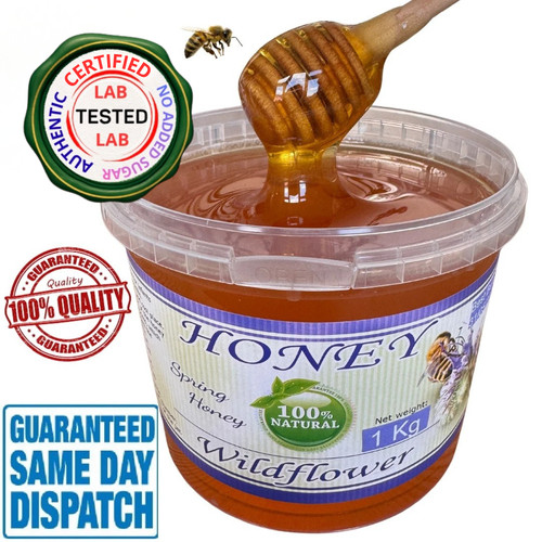 1kg honey wildflower organic - wildflower,