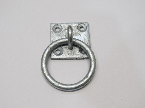 Eye plate with ring - plate,