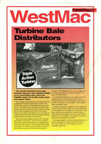 Westmac turbine bale - westmac,