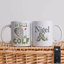 Personalised Golf Mug Golfer