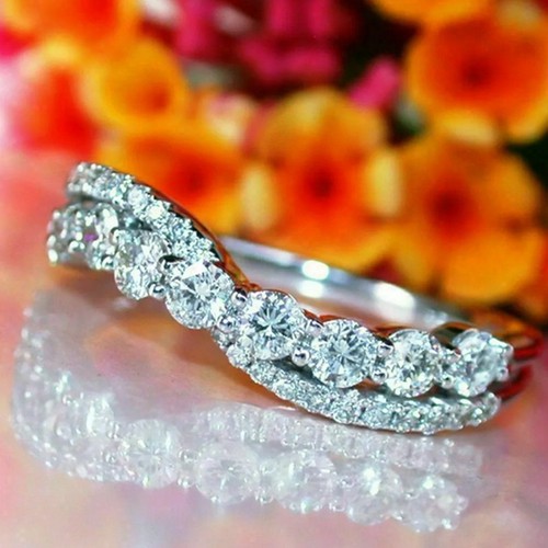 14k white gold over 1ct - gold,