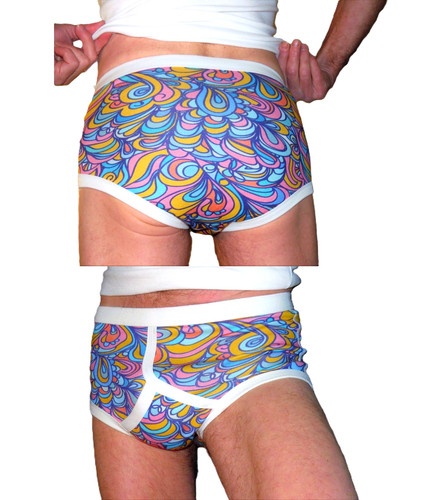 Mens front briefs - y, retro