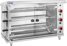 Gas Chicken Grill 3 Spits Commercial Infrared Ceramic Burner LPG/Natural Gas