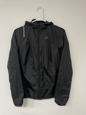 Women’s Decathlon Kalenji Black Hooded Running Jacket Size XS