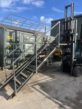 Metal Stairs Container Mezzanine Steps Warehouse Access Ladders Steps