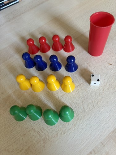 Large ludo game set - large, plastic